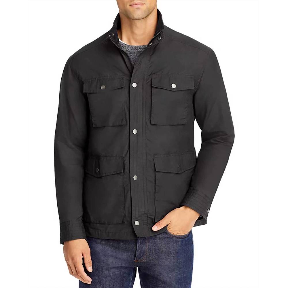 NEW RAILS men's cardiff jacket in black